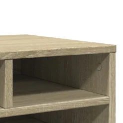 vidaXL printerstativ 49x40x22,5 cm konstrueret træ sonoma-eg