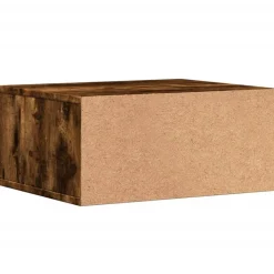 vidaXL printerstativ 49x40x22,5 cm konstrueret træ røget egetræ