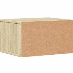 vidaXL printerstativ 40x32x22,5 cm konstrueret træ sonoma-eg