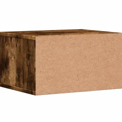 vidaXL printerstativ 40x32x22,5 cm konstrueret træ røget egetræsfarve