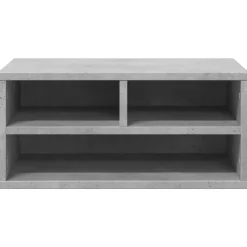 vidaXL printerstativ 49x40x22,5 cm konstrueret træ betongrå