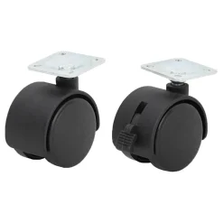 vidaXL printerstativ 41x28x33,5 cm 2 hylder konstrueret træ røget eg