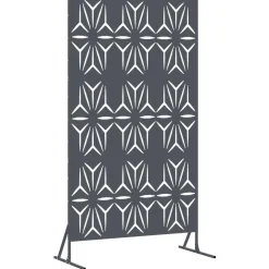 vidaXL Privatlivsskærm Antracit 100 x 50 x 180 cm Stål