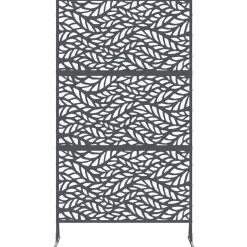 vidaXL Privatlivsskærm Antracit 100 x 50 x 180 cm Stål