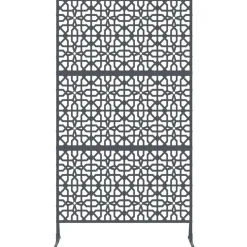 vidaXL Privatlivsskærm Antracit 100 x 50 x 180 cm Stål