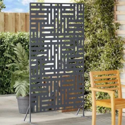 vidaXL Privatlivsskærm Antracit 100 x 50 x 180 cm Stål