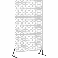 vidaXL Privatlivsskærm Grå 100 x 50 x 180 cm Stål