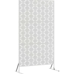 vidaXL Privatlivsskærm Grå 100 x 50 x 180 cm Stål