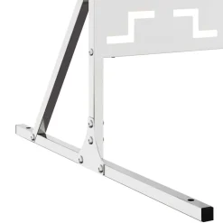 vidaXL Privatlivsskærm Grå 100 x 50 x 180 cm Stål