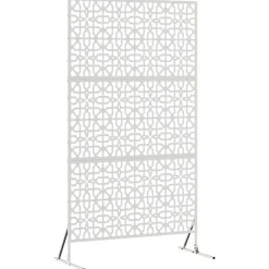 vidaXL Privatlivsskærm Grå 100 x 50 x 180 cm Stål