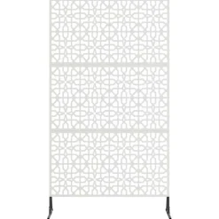 vidaXL Privatlivsskærm Grå 100 x 50 x 180 cm Stål