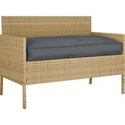 vidaXL Pude Antracit 120 x 60 x 12 cm Oxford stof