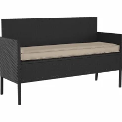 vidaXL Pude Gråbrun 140 x 40 x 8 cm Oxford stof