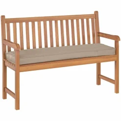 vidaXL Pude Gråbrun 140 x 40 x 8 cm Oxford stof