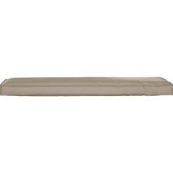 vidaXL Pude Gråbrun 140 x 40 x 8 cm Oxford stof
