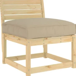 vidaXL Pude Gråbrun 70 x 70 x 12 cm Oxford stof