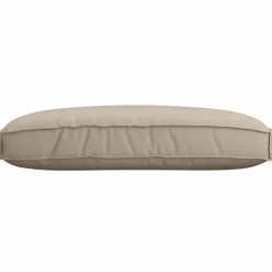vidaXL Pude Gråbrun 120 x 80 x 12 cm Oxford stof