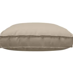 vidaXL Pude Gråbrun 120 x 80 x 12 cm Oxford stof