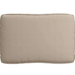 vidaXL Pude Gråbrun 120 x 80 x 12 cm Oxford stof