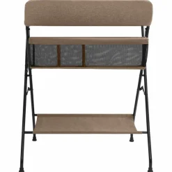vidaXL puslebord jern gråbrun
