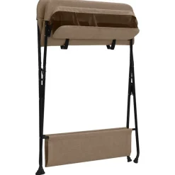 vidaXL puslebord jern gråbrun
