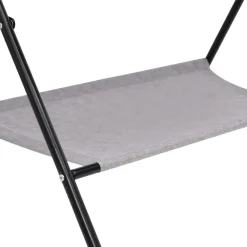 vidaXL puslebord jern lysegrå