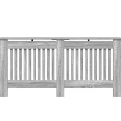 vidaXL Radiatorcover Grå Sonoma 172 x 19 x 81,5 cm Konstrueret træ