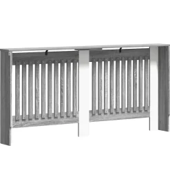 vidaXL Radiatorcover Grå Sonoma 172 x 19 x 81,5 cm Konstrueret træ