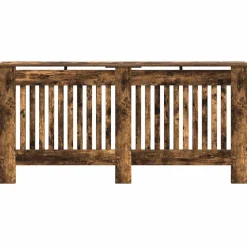 vidaXL Radiatorcover Røget eg 172 x 19 x 81,5 cm Konstrueret træ