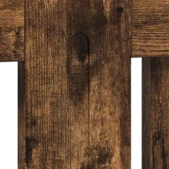 vidaXL Radiatorcover Røget eg 172 x 19 x 81,5 cm Konstrueret træ