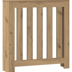 vidaXL radiatorskjuler 78x20x82 cm konstrueret træ egetræsfarvet