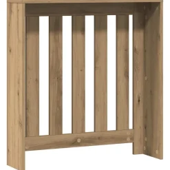 vidaXL radiatorskjuler 78x20x82 cm konstrueret træ egetræsfarvet