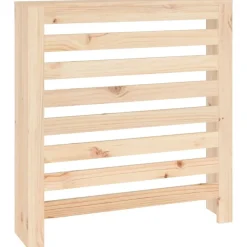 vidaXL radiatorskjuler 79,5x19x84 cm massivt fyrretræ