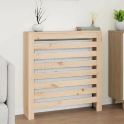 vidaXL radiatorskjuler 79,5x19x84 cm massivt fyrretræ