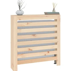 vidaXL radiatorskjuler 79,5x19x84 cm massivt fyrretræ