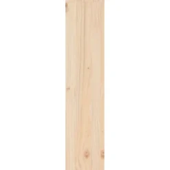 vidaXL radiatorskjuler 79,5x19x84 cm massivt fyrretræ