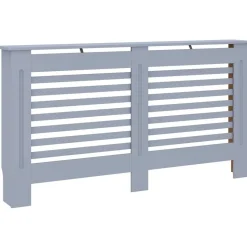 vidaXL radiatorskjuler 152x19x81,5 cm MDF antracitgrå