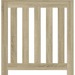 vidaXL radiatorskjuler 78x20x82 cm konstrueret træ sonoma-eg
