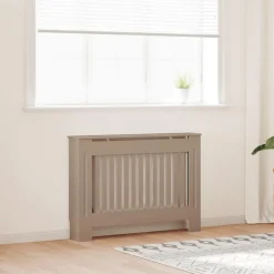 vidaXL radiatorskjuler 112x19x81,5 cm MDF