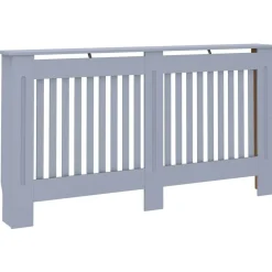 vidaXL radiatorskjuler 152x19x81,5 cm MDF antracitgrå