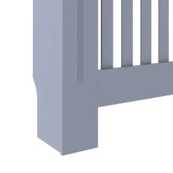 vidaXL radiatorskjuler 152x19x81,5 cm MDF antracitgrå