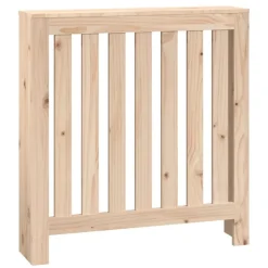 vidaXL radiatorskjuler 79,5x19x84 cm massivt fyrretræ