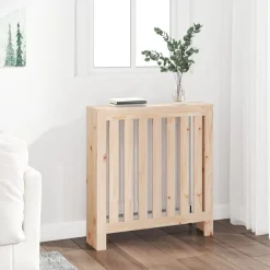 vidaXL radiatorskjuler 79,5x19x84 cm massivt fyrretræ