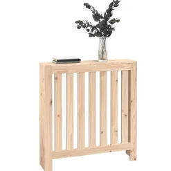 vidaXL radiatorskjuler 79,5x19x84 cm massivt fyrretræ