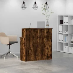 vidaXL receptionsskranke 100x50x103,5 cm konstrueret træ