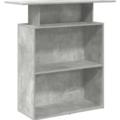 vidaXL receptionsskranke 100x40x104 cm konstrueret træ beton grå