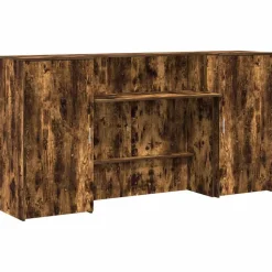 vidaXL receptionsskranke 200x50x103,5 cm røget egetræsfarve