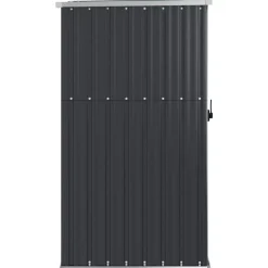 vidaXL redskabsskur til haven 88x89x161 cm galvaniseret stål antracit