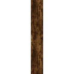 vidaXL reol 30x42,5x185 cm konstrueret træ røget egetræsfarve