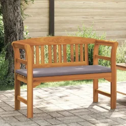 vidaXL Rosebænk Naturlig 114 x 46 x 82,5 cm Massivt Akacietræ